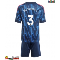 Camisa de Futebol Arsenal Cristhian Mosquera #3 Equipamento Secundário Infantil 2025-26 Manga Curta (+ Calças curtas)